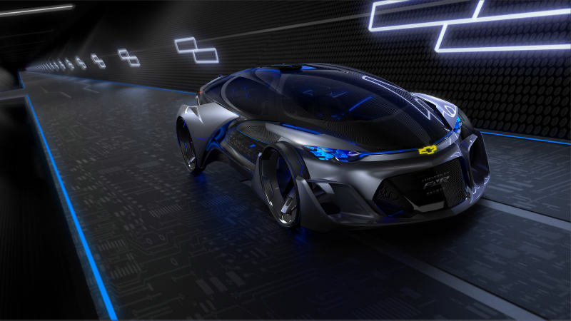 Illustration for article titled The Chevrolet FNR is the insane futuristic car, America deservesÂ